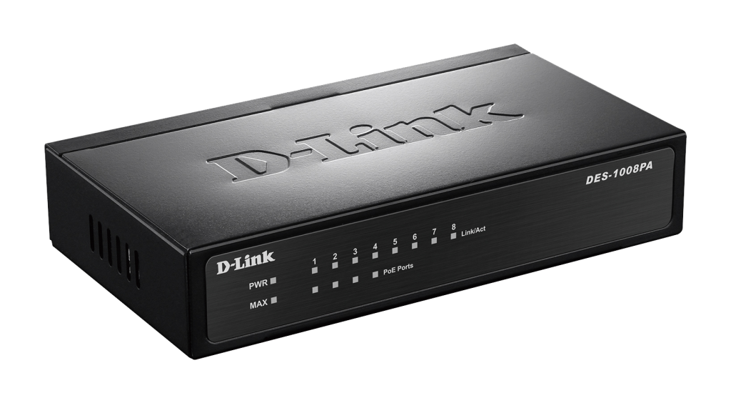 D-Link Des-1008PA a 8 porte 100 mbit/s switch