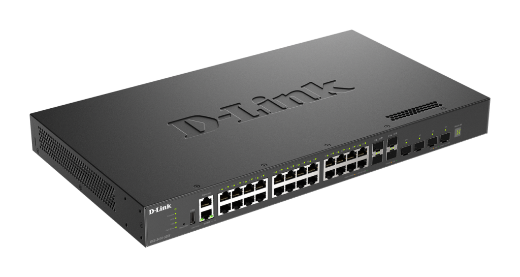 D-Link DXS-3410-32XY switch di rete Gestito L3 Fast Ethernet (10/100) Nero