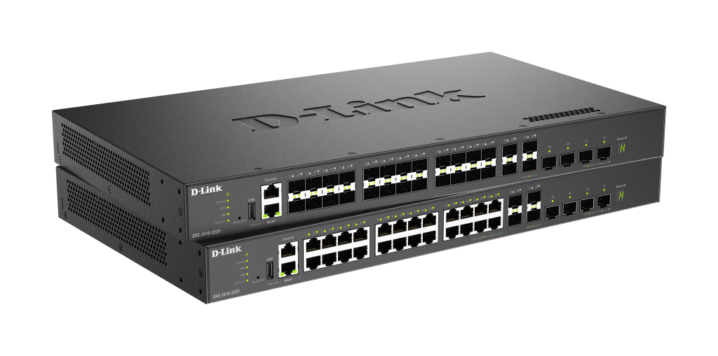 D-Link DXS-3410-32XY switch di rete Gestito L3 Fast Ethernet (10/100) Nero
