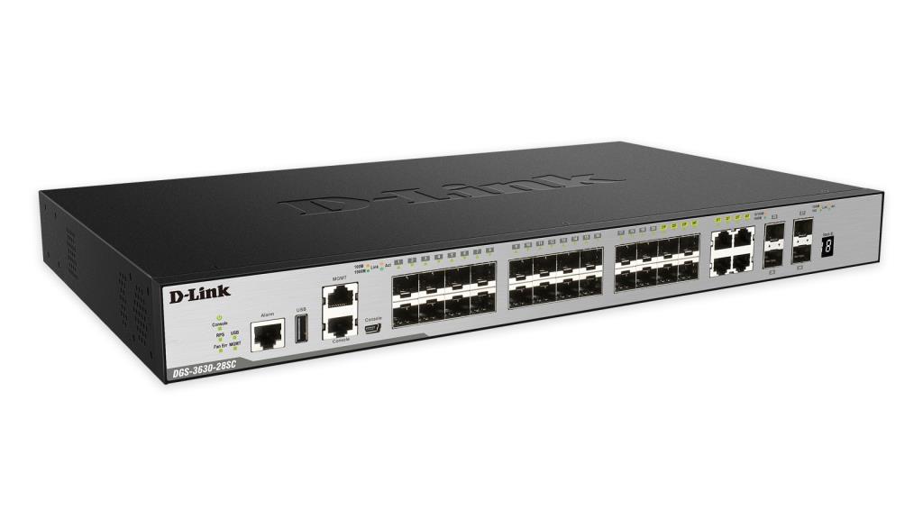 D-Link DGS-3630-28SC/SI Switch L3 24xSFP 4x10GbE